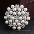 Bridesmaid Flower Girl Wedding Rhinestone Pearl Brooches Pins BH36